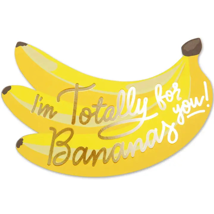 Bananas For You Diecut Card