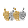 Gold and Silver Dreidels, 10 pack