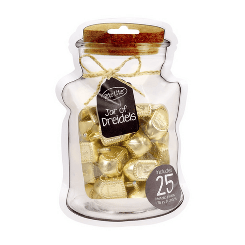 Gold Dreidels, 25 pack