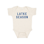 Baby Latke Season Bodysuit, natural heather