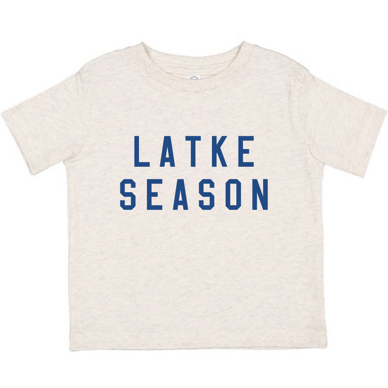 Short Sleeve Latke Season Shirt, natural heather