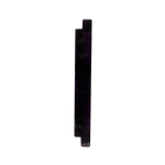 Ombre Purple Fluorite Stone Mezuzah with Silver Shin, 6 inch