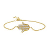 Gold Hamsa Protection Bracelet